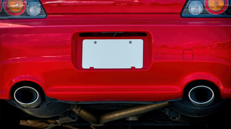 Fahren ohne Nummernschild: Nicht erlaubt, auch nicht ausnahmsweise